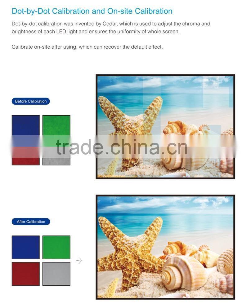 Indoor Small Pitch COB P1.5 LED Display Unit for Control Room _S1