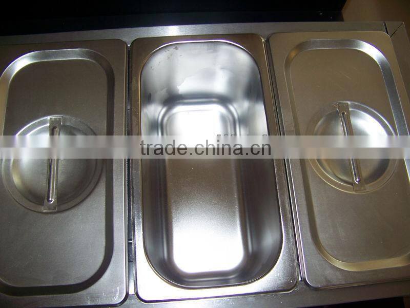 Counter Top 3-tanks Electric Bain marie