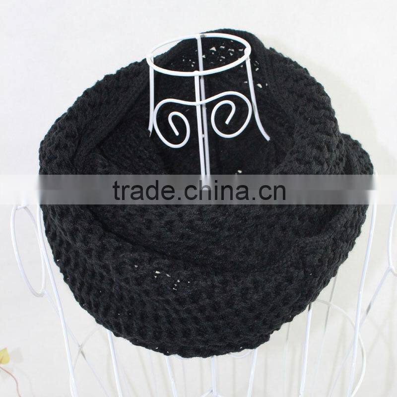 2014 Winter Newest White Warm Acrylic Circle Loop Scarf