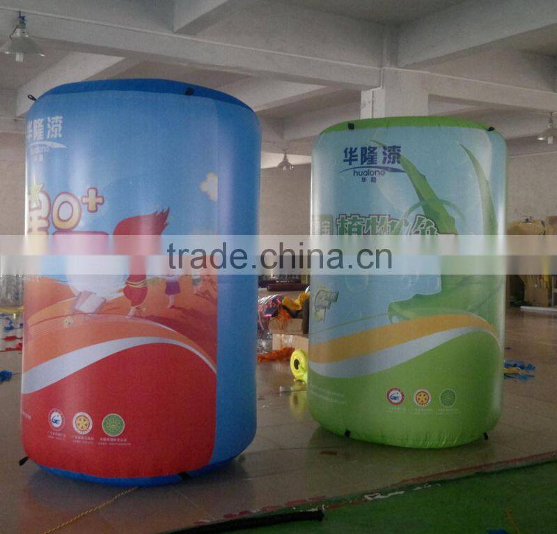 cheap inflatable coca cola bottle / inflatable bottle model for promition
