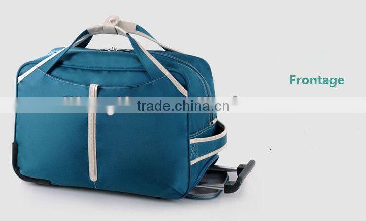 2016 New large capacity folding portable travel bag on wheels