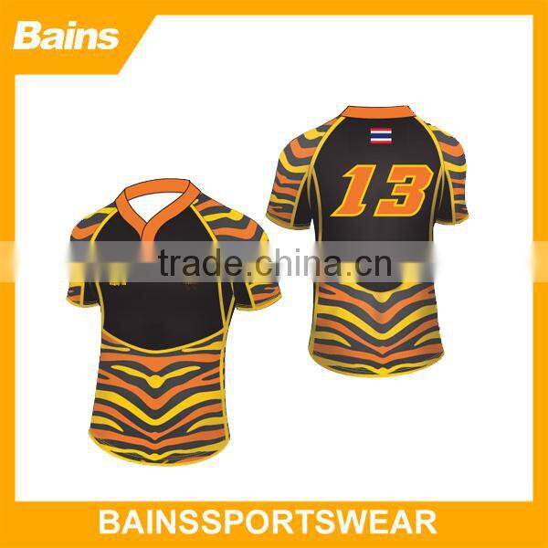 Full custom sublimated custom rugby jersey portugal