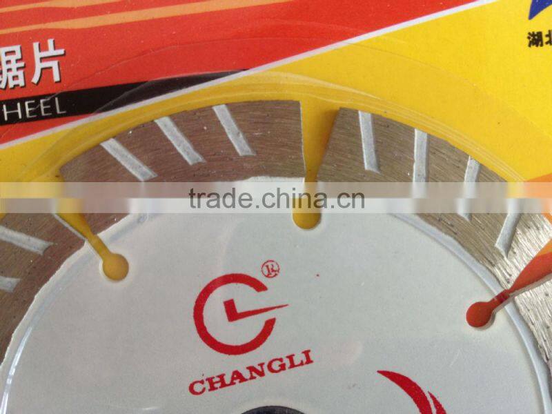 4" turbo segment diamond saw blade cutter