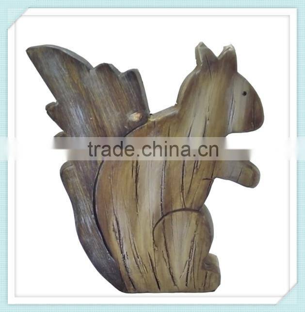 modern handicraft ceramic squirrel figurine