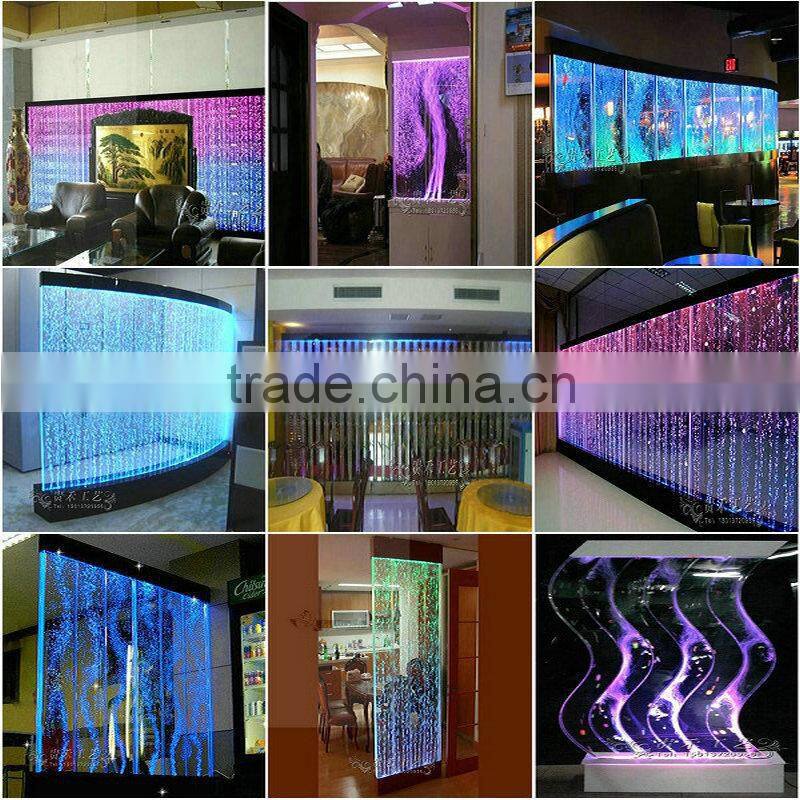acrylic water bubble wall led dance bubble home and coffee shop decoration