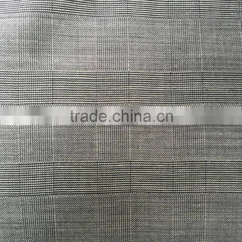 Italia fashion sharkskin and check designs wool fabric