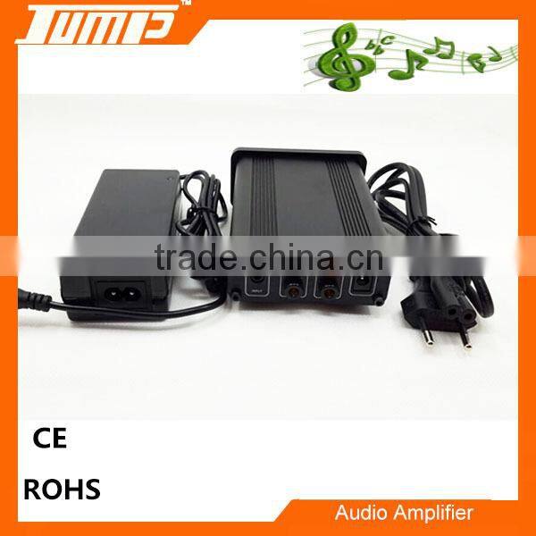 Aluminum housing mini Hi Fi 2.0 Channels 2*20W 12V 4A class d audio integrated amplifier