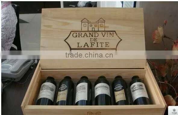 custom high quality wooden wine box