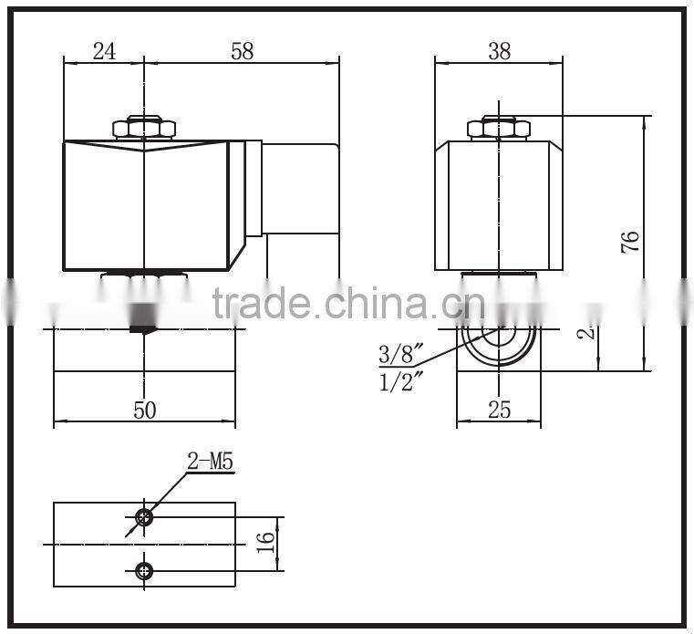 high quality small stainless steel solenoid valve Normally open PU-05K