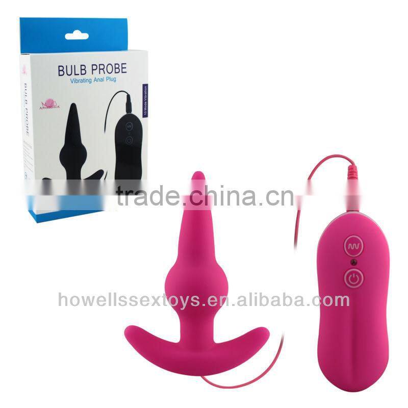 Silicone Anal Toys, Anal Probe Vibrator for Anal Pleasure
