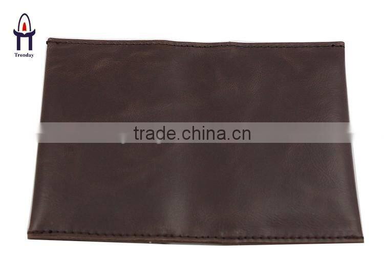 PU leather business card holder, foldable ID or credit card protector cover