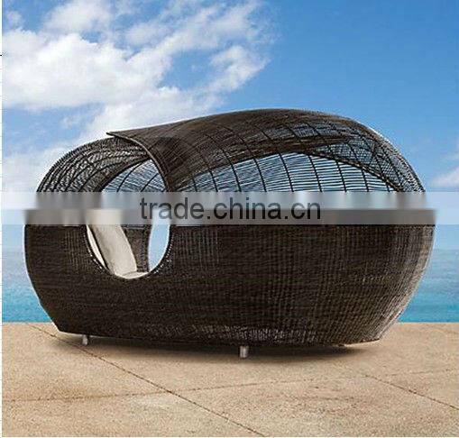 Granco KAL725 outdoor furniture rattan sun lounger