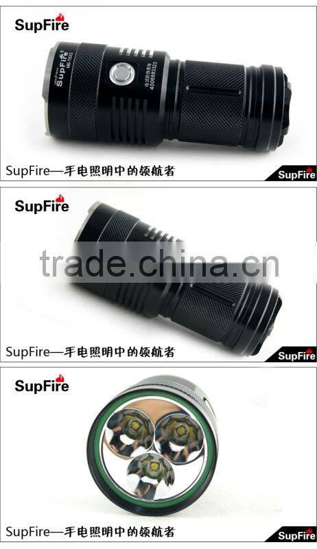 SupFire M6 (2)new 2000lm XML-T6 led for emergency flashlight torch