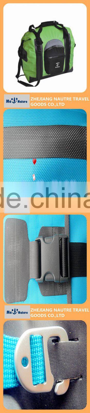 2015 fashion100% waterproof duffel line bags