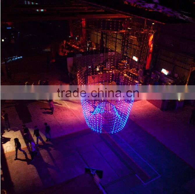 IP65 Waterproof DNX RGB led Illuminating Pixel Ball Outdoor Ball Light