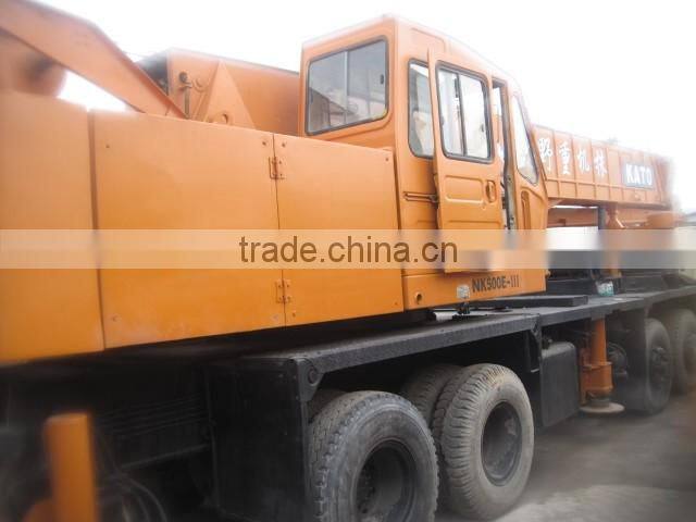 used kato 50t hydraulic truck crane original from japan good condition