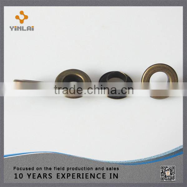 8mm round brass eyelet and grommet