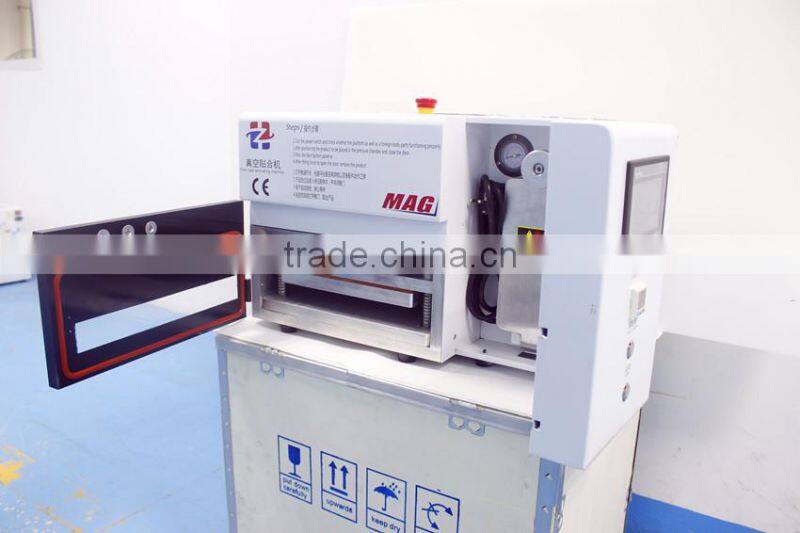 2015 Upgraded! UYUE MAG968 all in one vacuum oca laminating machine, with automatic built-in bubble remover for 12 inch screen