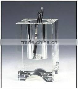 New Design Delicate Transparent Crystal Pen Holder