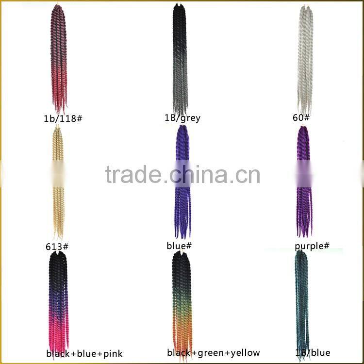 2016 New Premium Havana Mambo Twist Crochet Braid Hair Synthetic Crochet Braiding Hair Extension for Afro