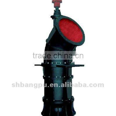 Vertical axial flow submersible water pump