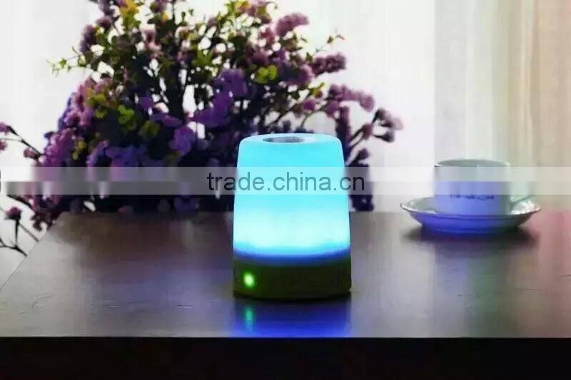 AJ99 Unique home decoration led lamp speaker bluetooth with 3 level brightness touch control design and retail