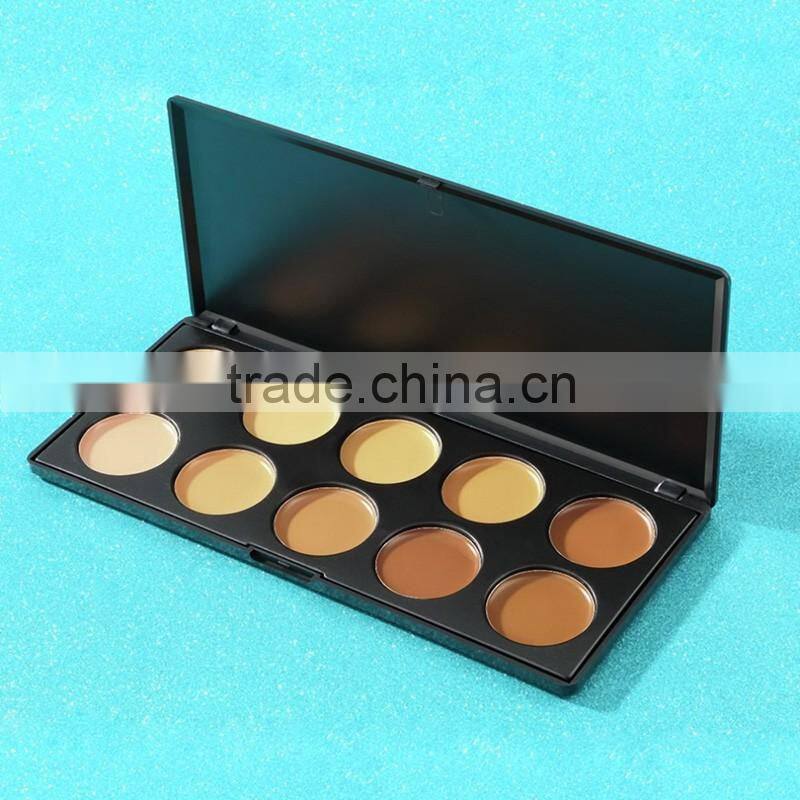 New Professional 10 Color makeup Concealer Palette Camouflage Matte Facial primer Makeup Cosmetic Foundation Base Make-up