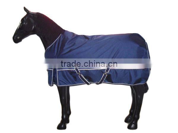 Navy Waterproof Horse Rug 300g