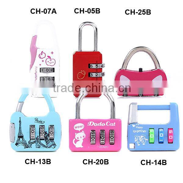 China Supplier High Quality Zinc Alloy 3 Digital Lock /Suitcase Combination Lock