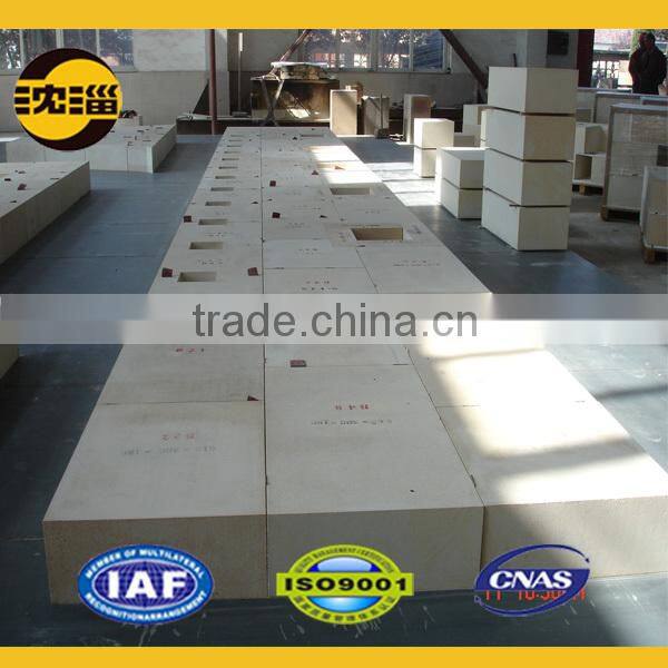 electrically fused brick sintered AZS fire Brick fused cast AZS brick