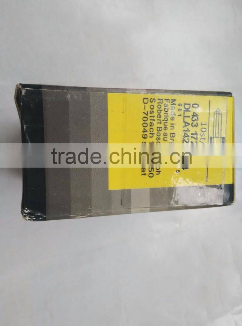 fuel boschs nozzle DLLA142P1654, injector nozzle DLLA142P1654 0433172015