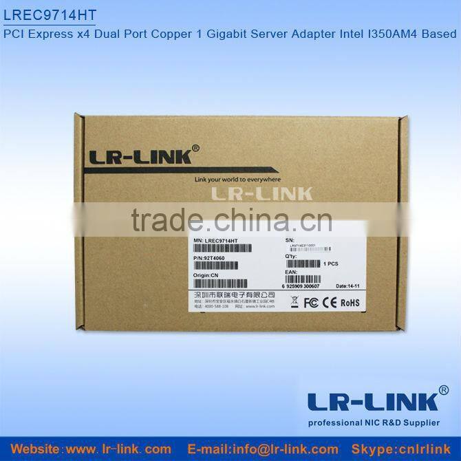 Intel i350 Chipset PCI Express X4 Gigabit 1G PCI-E Network Adapter 4 Port Compatible I350-T4 Promotion