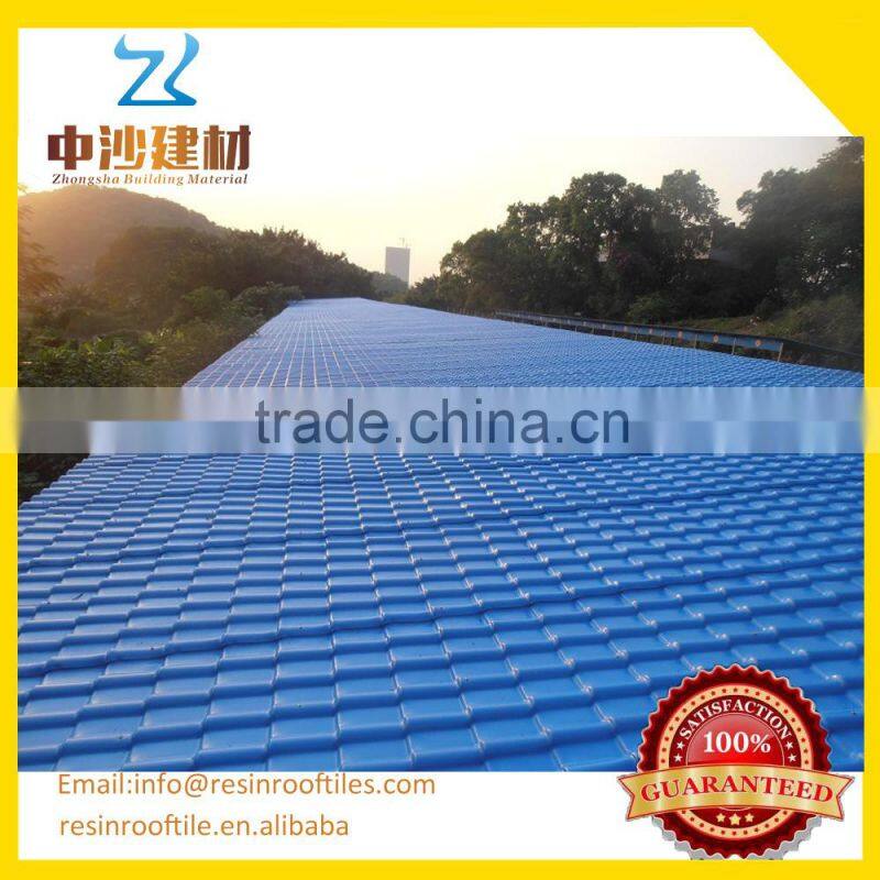 PVC decorative sheet resin roof sheet with same corrugated as gavanized corrugated materials