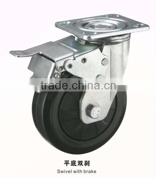 solid rubber spoke wheels