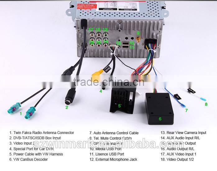 car radio for vw passat 6/touch screen in dash car radio for vw passat/car radio for vw passat 6 DJ8015