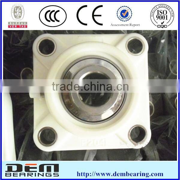 plastic pillow block housing bearing with stainless steel bearing ucf 208 ucf 207 ucf206
