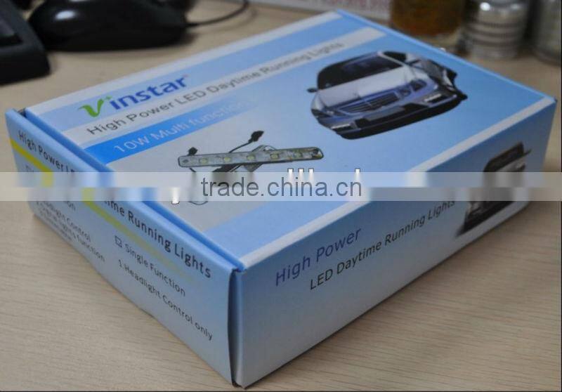 Vinstar hot selling auto spare parts 12V& 24V Voltage Daylight Guide LED DRL for Honda Jazz Fit