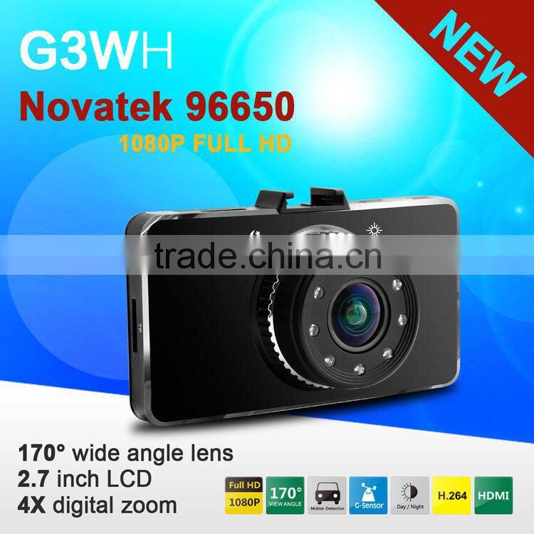 WDR good Night vision black view car DVR