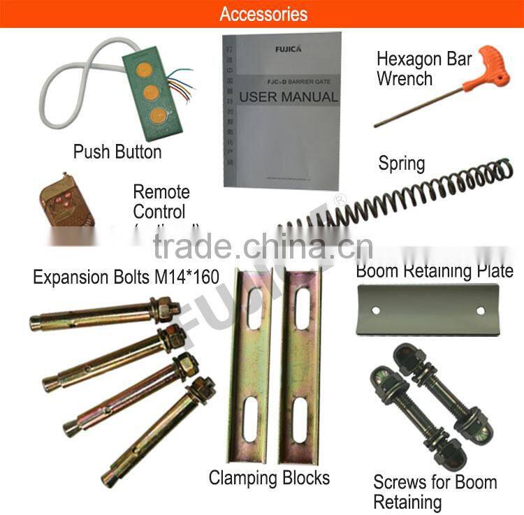Fujica 3s 4.5m arm vehicle barrier gates