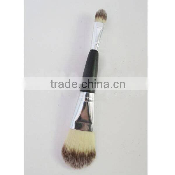 double side foundation brush cosmetic single brush nylon custom cosmetic brushes
