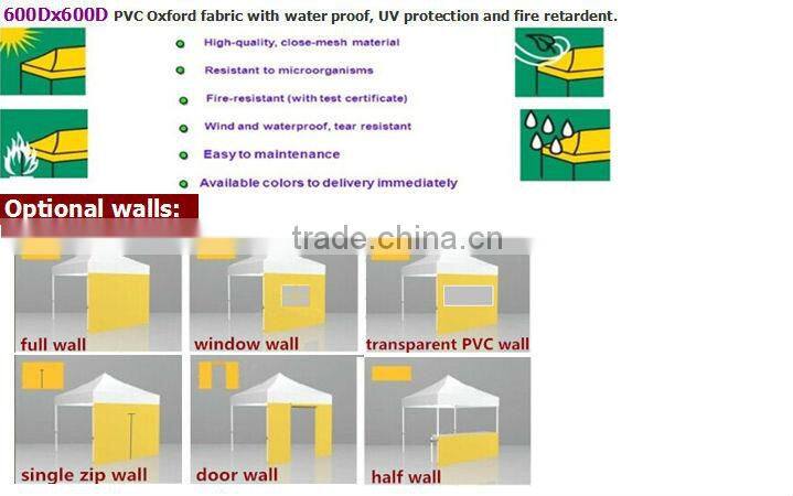 2015 Trade show pop up tent, folding trade gazebo