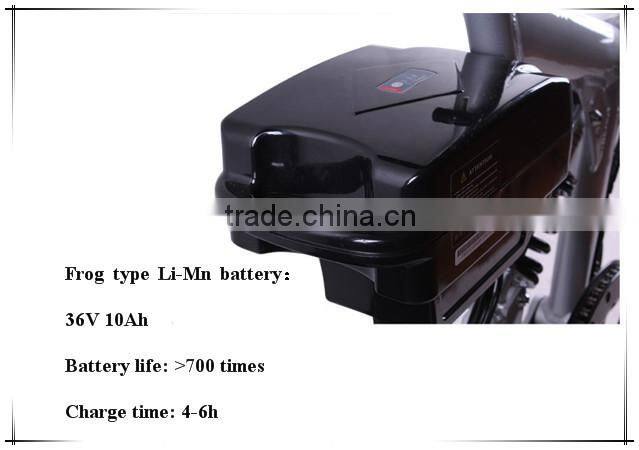 Aluminium Alloy Unique Design 7-Speed Gear CE Certificate 36V 250w 26 Inch Battery Bike