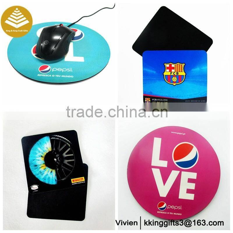 Custom private logo printing extended rubber esd mouse pad