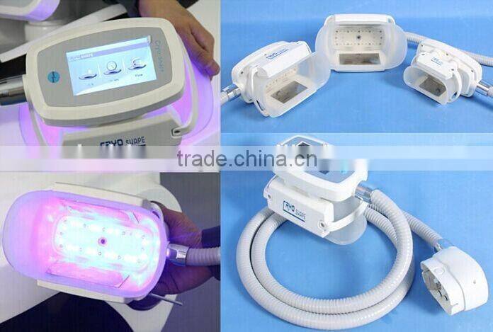3 handpieces CRYOSHAPE fat freezing device/cryotherapy machine from beir