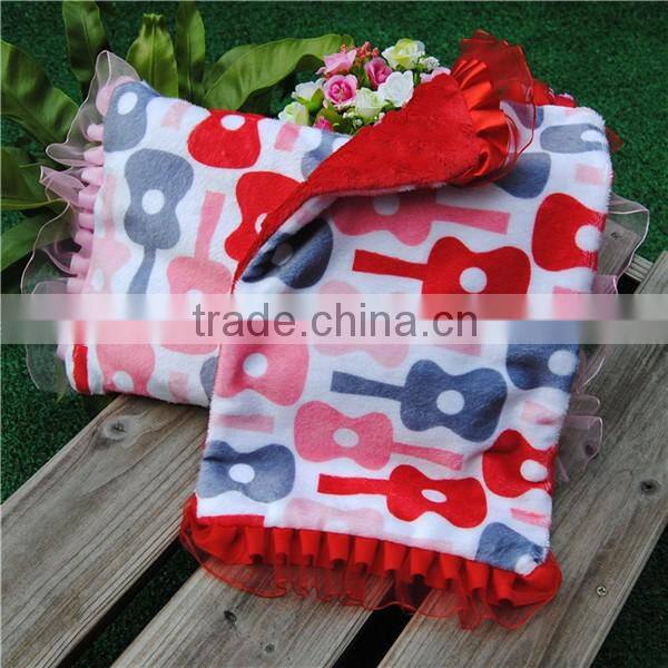 2016 New Arrival Fashion Super Soft Security Personalized Red Minky Pillow Case