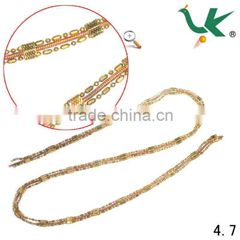 Assorted Size Fashion Raw Brass Chain Used For Jewelry, Handbag, Garment, Metal Craft