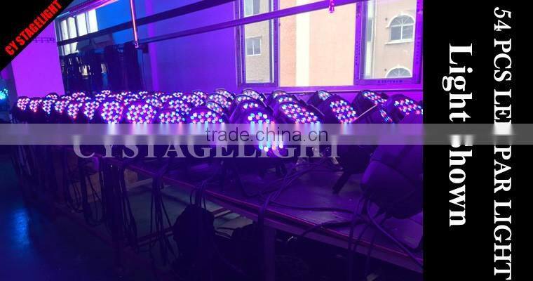 2016 Hot Sell 54 X 3 Watt RGBW 4 IN 1 LED Par Light Par Can