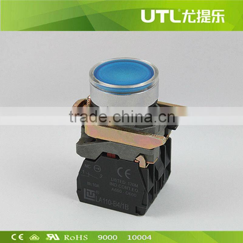 Illuminated LA110-B4-BW33-B5 110V,Screw Terminal,Twist Push Button Switch