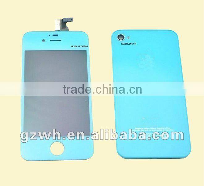 New LCD+Touch Screen for iphone 4S replacement (blue)