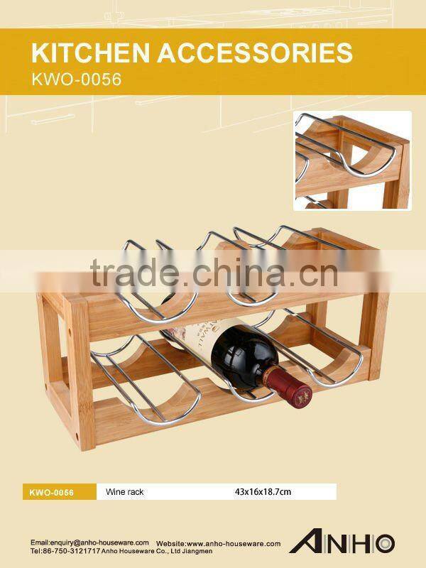 FSC certificated Bamboo Wine Rack